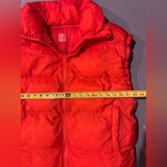 Free People Movement In a Bubble Red Orange Puffer Vest - Picture 9 of 10